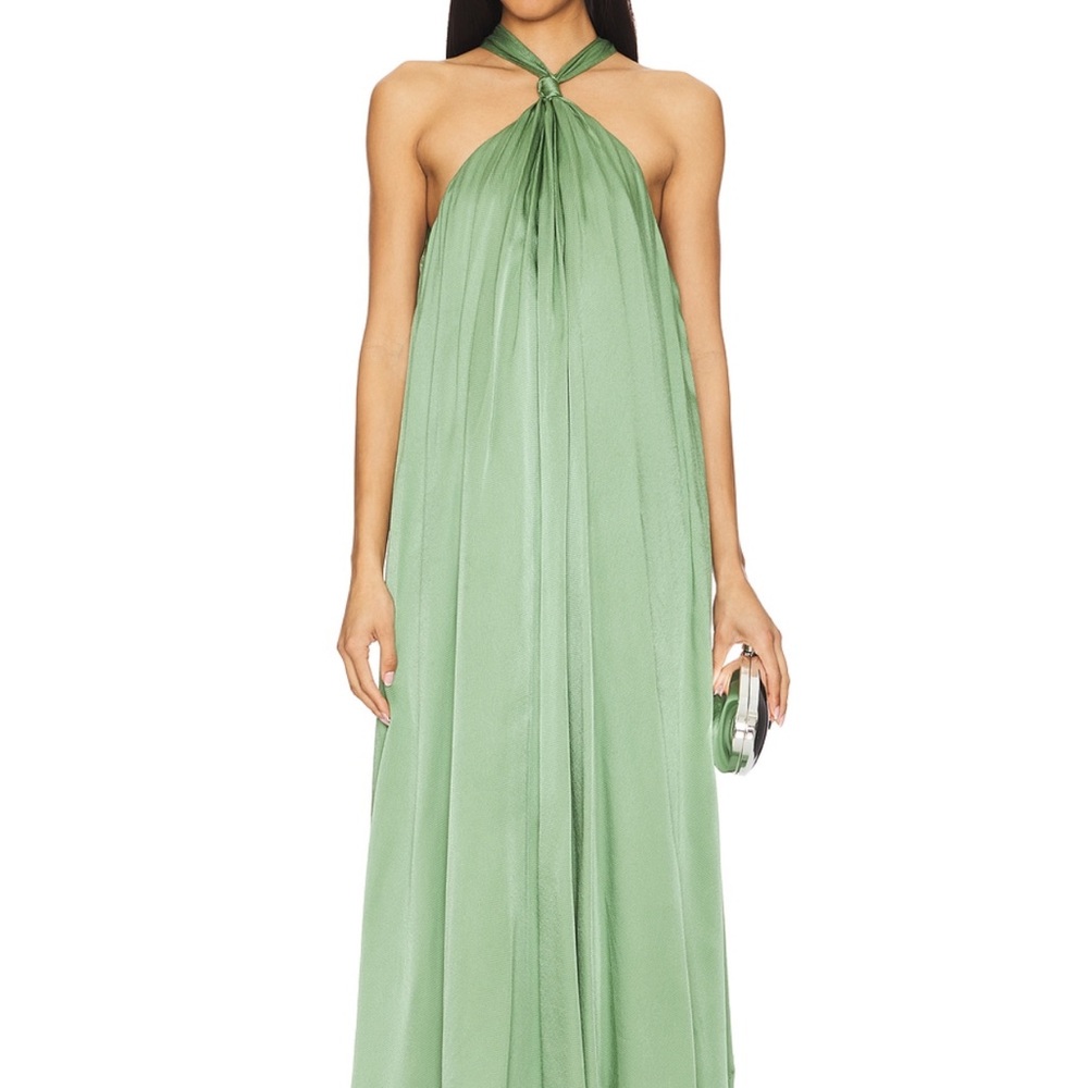 Huppsala Maxi Dress in Komi Green